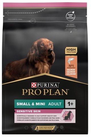 PURINA PRO PLAN Adult Small & Mini Sensitive Skin - sucha karma dla psa - 3kg