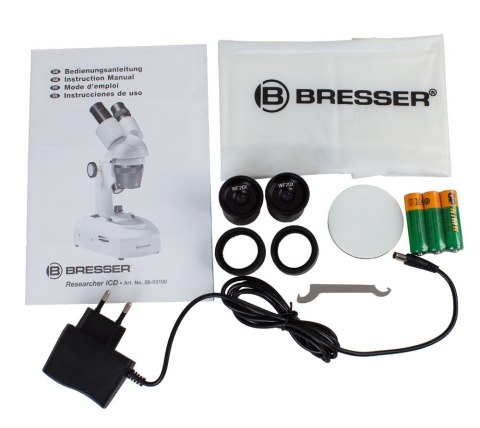 Mikroskop Bresser Researcher ICD LED 20x-80x