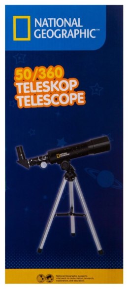 Zestaw Bresser National Geographic: teleskop 50/360 AZ i mikroskop 40x-640x