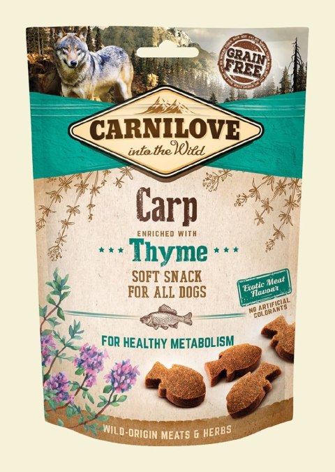 CARNILOVE Soft Carp+Thyme- przysmak dla psa - 200 g