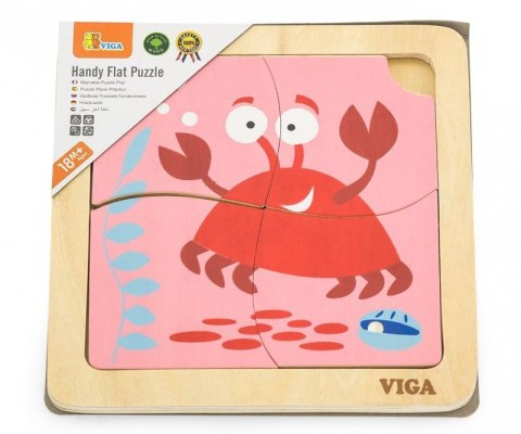 Viga 50146 Puzzle na podkładce - krab