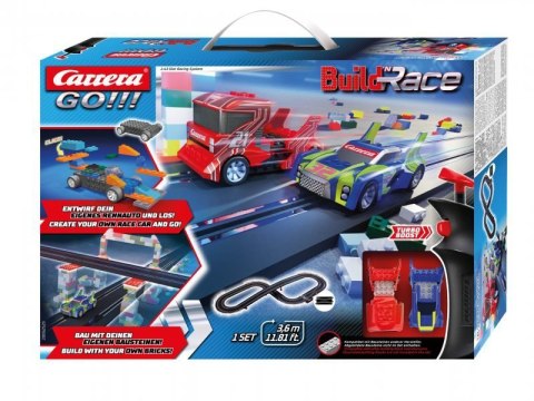 Carrera Go 20062529 Build&#039;n Race - Racing Set 3,6m