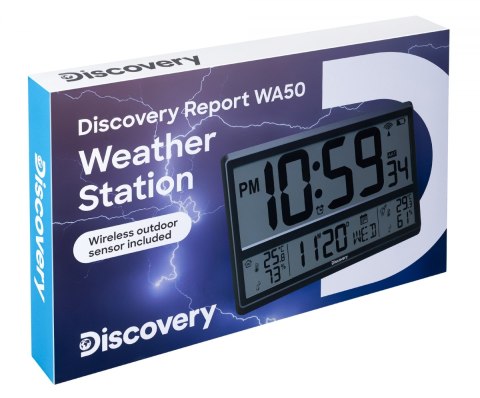 Stacja meteorologiczna Levenhuk Discovery Report WA40 z czujnikiem CO2