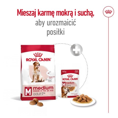 ROYAL CANIN SHN Medium Adult 7+ - sucha karma dla psa dorosłego - 15 kg