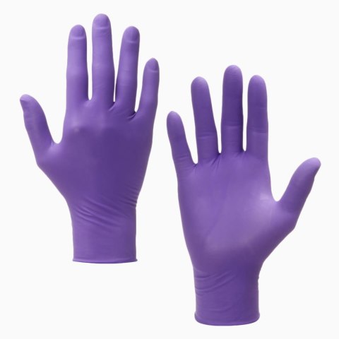 Rękawice Nitrylowe 100 sztuk / Fioletowe / Nitrylex Basic Violet (S 6-7)