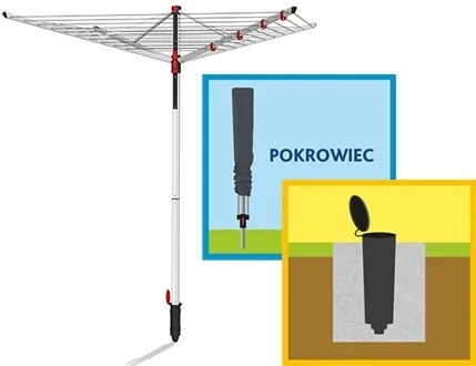 Suszarka zewnętrzna Vileda Sun Lift 50