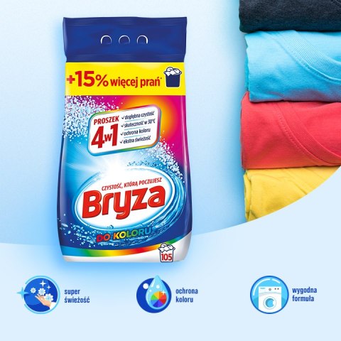 Bryza 4w1 proszek COLOR 6,825kg / 105 prań