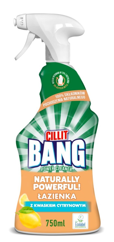 CILLIT BANG Naturally Powerful Łazienka 750ml Spray