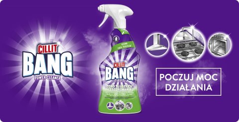 CILLIT BANG Power Cleaner Tłuszcz i Smugi 750ml Spray