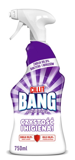 CILLIT BANG Power Cleaner Wybielanie i Higiena 750ml Spray