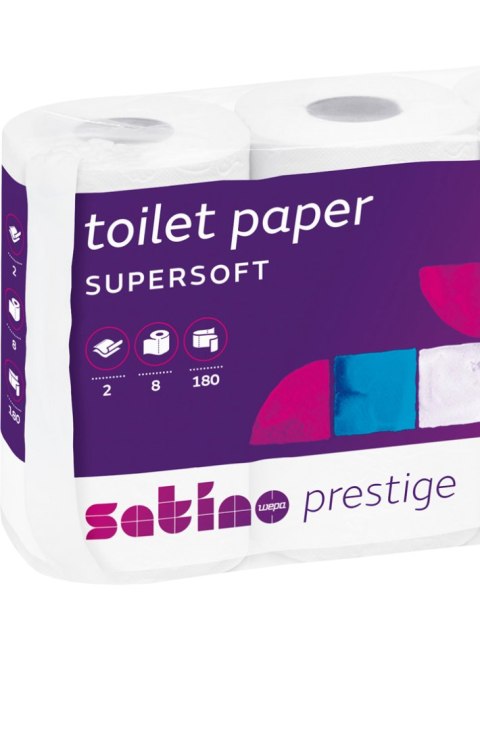 Papier Toaletowy Wepa Satino Prestige Biały - 8 Rolek