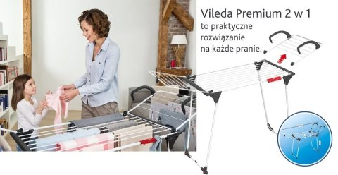 Suszarka Vileda Premium 2in1