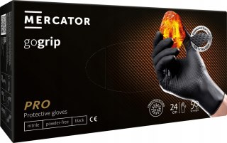 Rękawice Nitrylowe 50 szt. Gogrip Black (M 7-8)