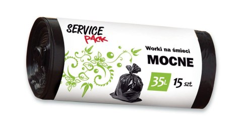 SP Worki na śmieci MOCNE LDPE 35L 15szt