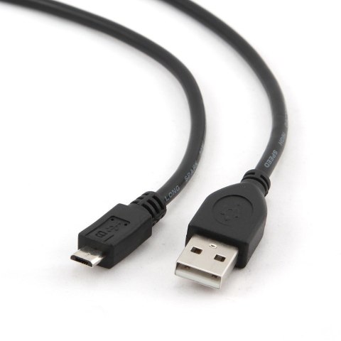 Kabel GEMBIRD CCP-MUSB2-AMBM-6 (USB M - Micro USB M; 1,8m; kolor czarny)