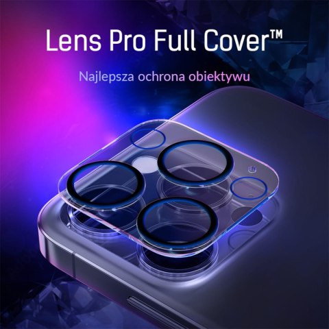 Szkło Hartowane 3mk Lens Pro Full Cover Apple iPhone 15 Pro/15 Pro Max