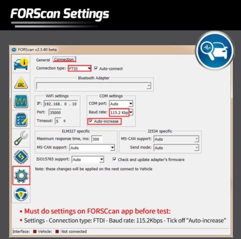 Vgate vLinker FS USB FORScan Ford FEPS MS CAN