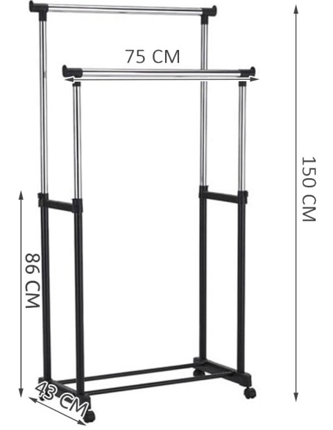 Wieszak Na Ubrania Podwójny