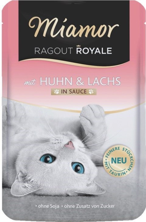 MIAMOR Ragout Royal Kurczak Łosoś 100g dla kota