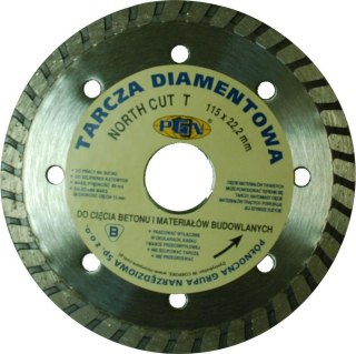 TARCZA DIAMENTOWA 180x22,2mm CIĄGŁA TURBO NORTH CUT T PGN