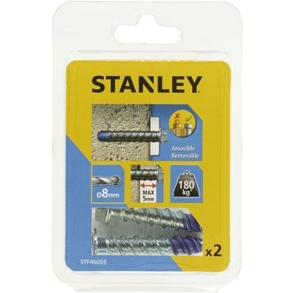 Wkręt do materiałów budowlanych z łbem sześciokątnym 8x50mm (2szt.) STANLEY FATMAX