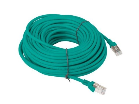 Patchcord UTP Lanberg PCU5-10CC-2000-G (RJ45 - RJ45 ; 20m; UTP; kat. 5e; kolor zielony)