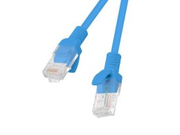 Patchcord UTP Lanberg PCU6-10CC-1500-B (RJ45 - RJ45 ; 15m; UTP; kat. 6; kolor niebieski)