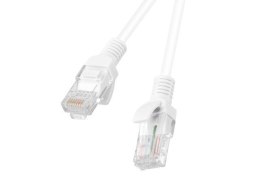 Patchcord U/UTP Lanberg PCU5-10CC-0150-W (RJ45 - RJ45 ; 1,5m; UTP; kat. 5e; kolor biały)