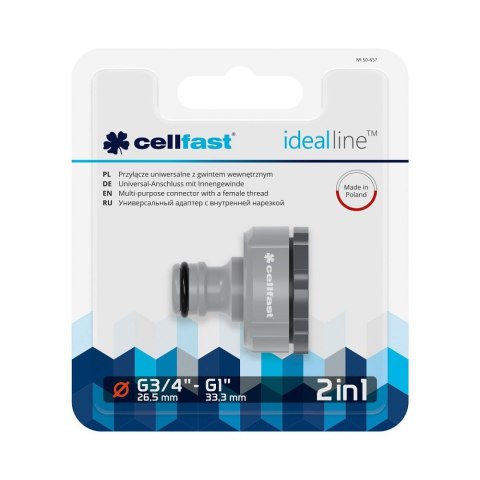 PRZYŁĄCZE Z GWINTEM WEWNĘTRZNYM 3/4"-1" IDEAL CELLFAST