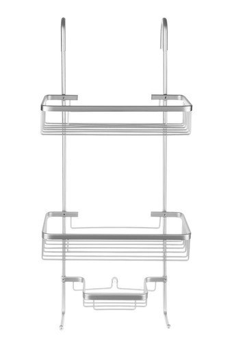 Półka prysznicowa zawieszana- srebrna