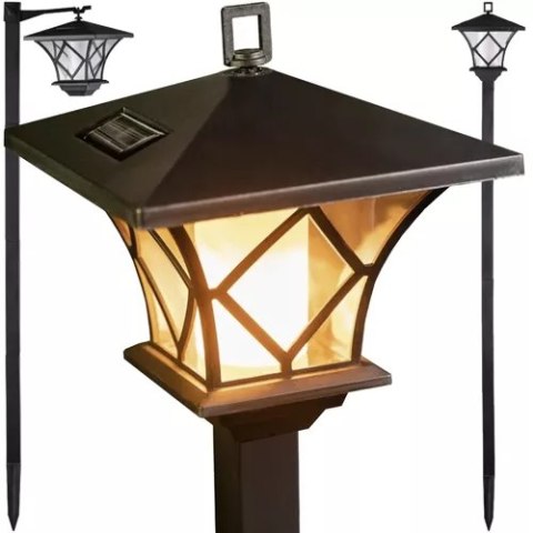 Lampa ogrodowa solarna- latarnia Gardlov 23548