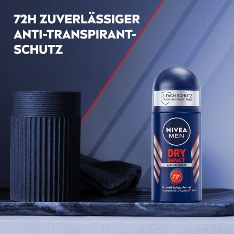 Nivea Men Dry Impact Antyperspirant Roll-on 50 ml