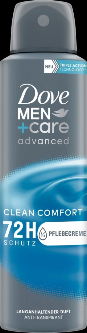 Dove Men+Care Advanced Clean Comfort Anti-Transpirant Spray 150 ml