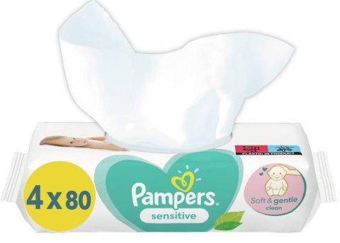 Pampers Sensitive Chusteczki Nawilżone 320 szt.