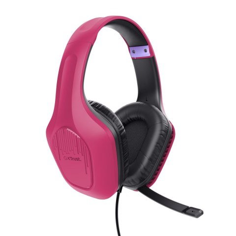 Słuchawki TRUST GXT415P ZIROX HEADSET - PINK 24992