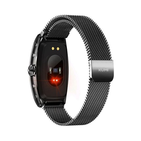 Smartwatch Kumi K18 Svarovski czarny