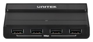 UNITEK PRZEŁĄCZNIK KVM 4X USB-A 5GBPS, AKTYWNY