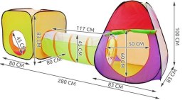 Namiot dla dzieci IGLO + tunel + 200szt piłek