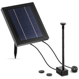 Fontanna do oczka wodnego stawu solarna z baterią LED 250 l/h 0.75 m 3 W