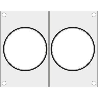 Matryca forma do zgrzewarek MCS na dwa pojemniki na zupę śr. 115 mm - Hendi 805497