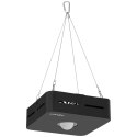 Lampa do uprawy wzrostu roślin pełne spektrum 20 x 20 cm 1 LED 50 W czarna