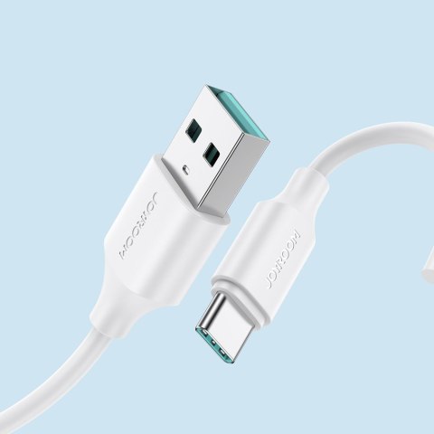 Kabel do ładowania i transmisji danych USB - USB Typ C 3A 2m biały