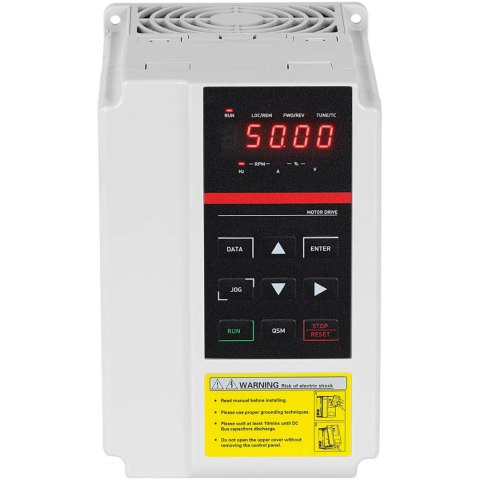 Przetwornica częstotliwości 1.5kW 2KM 380V 50-60Hz