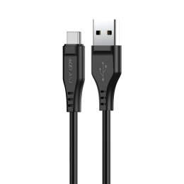 Kabel przewód do telefonu USB - USB-C 3A 1.2m czarny