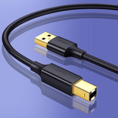 Długi kabel przewód do drukarki USB-A - USB-B 480Mb/s 5m czarny