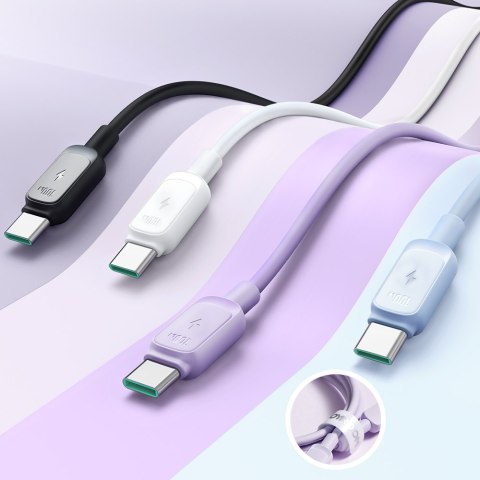 Kabel przewód USB-C - USB-C 100W 1.2m czarny