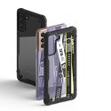 Etui pancerny pokrowiec z ramką Galaxy S21+ 5G Fusion X Design Cross czarny