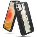 Etui pancerny pokrowiec z ramką iPhone 12 mini Fusion X Design Routine czarny