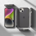 Etui ochronne pokrowiec do iPhone 14 Plus z żelową ramką Fusion Matte szary