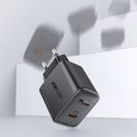 Szybka ładowarka sieciowa USB-C 20W Power Delivery czarny
